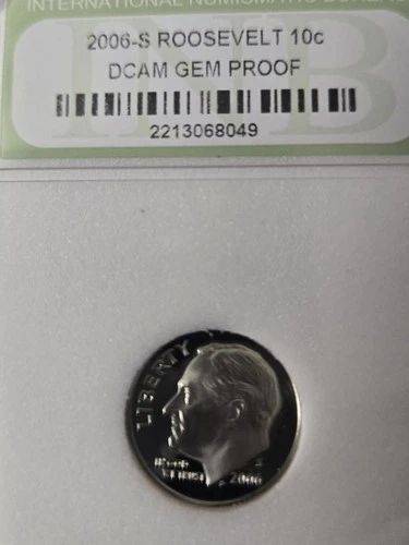 2006-S 10C Silver CAM (Proof) Roosevelt Dime- BIDDING ON THREE (3)