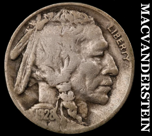 1928-S Buffalo Nickel- Semi Key Better Date No Reserve #J2627
