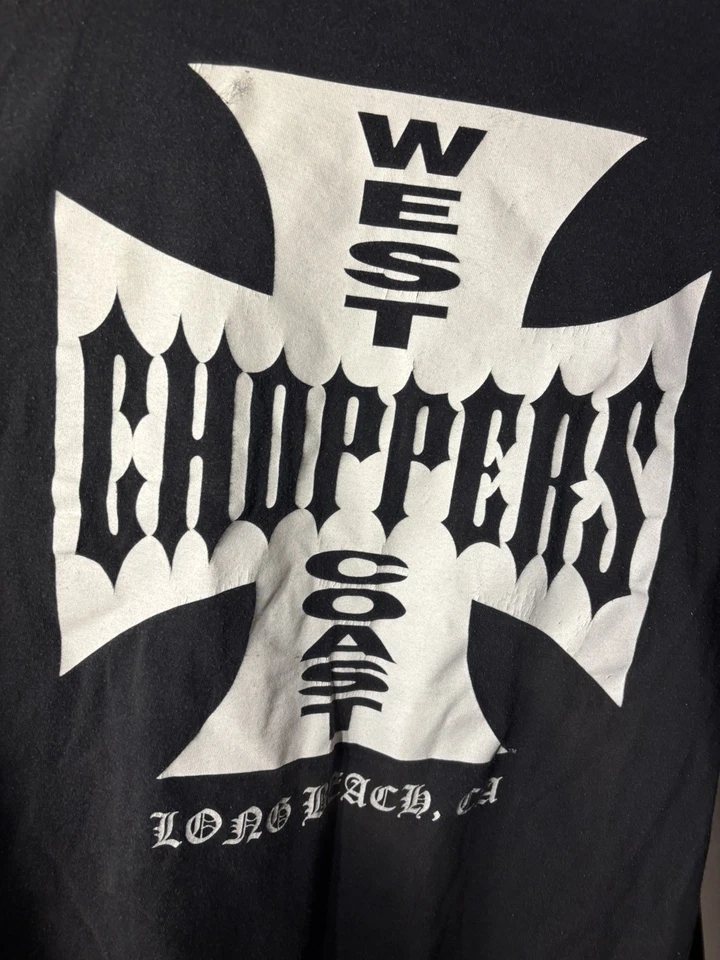 West Coast Choppers Vintage Long Sleeve JESSE JAMES | SIZE L - Image 3 of 4