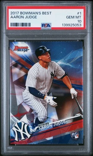 2017 Bowman'S Best #1 Aaron Judge PSA 10