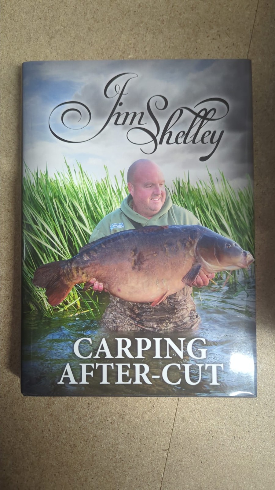 Carping After Cut Jim Shelley  Hardback Carp Fishing Book signed