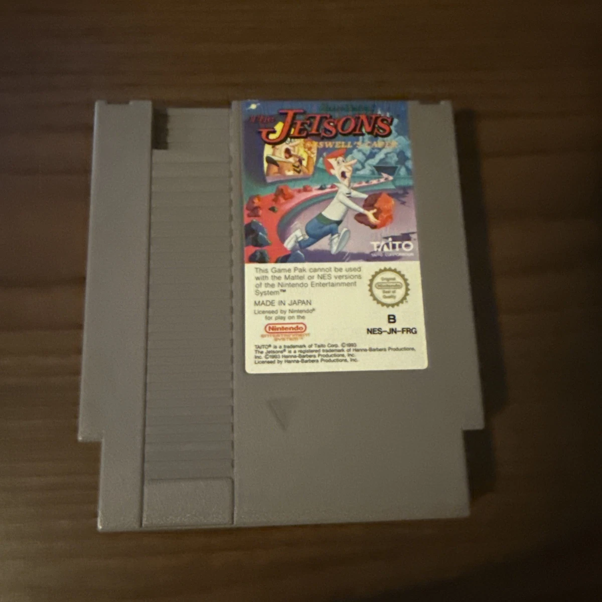 The Jetsons Sur NES – Jeu PAL En Très Bon état, Boîte Et Notice Incluses