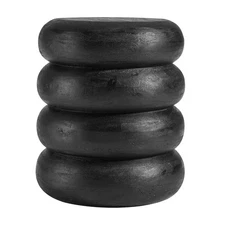 Ellery Round Stacked Wood Side Table