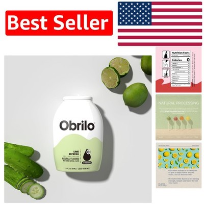 Zero Calorie Water Enhancer - Lime Refresh Flavor, Perfect for Active Lifestyles