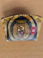 ✨ Pochette Trousse GATTINONI Planetarium Vintage Beauty Case Made in Italy