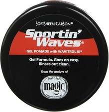 SoftSheen-Carson Sportin' Waves Gel Pomade Sportin Wavitrol III, 3.5 oz