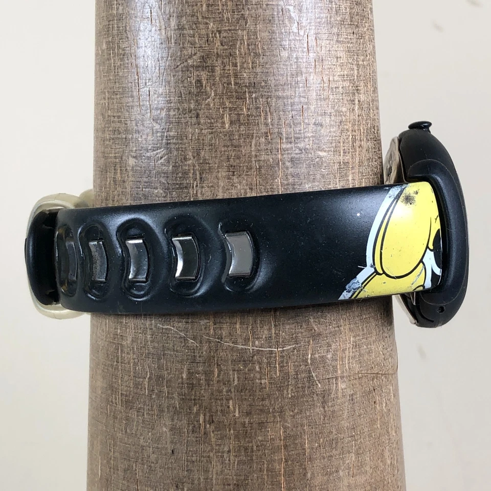 Disney Women Mickey Mouse SNAP Rubber Quartz Analog 36mm Watch 6 1/2" - Image 3 of 4