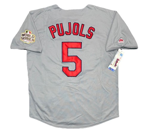 Albert Pujols St. Louis Cardinals 2011 World Series Road Jersey Men's Large
