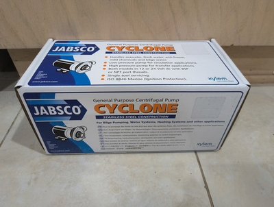 #ad #ad Jabsco High Flow Low Water Pressure Cyclone Centrifugal Pump 12V Marine 29.7 GPM $449.99