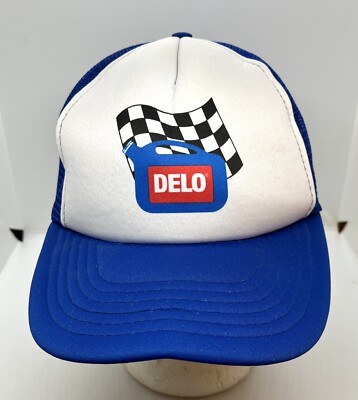Vintage Chevron Delo Trucker Hat Mesh Snapback