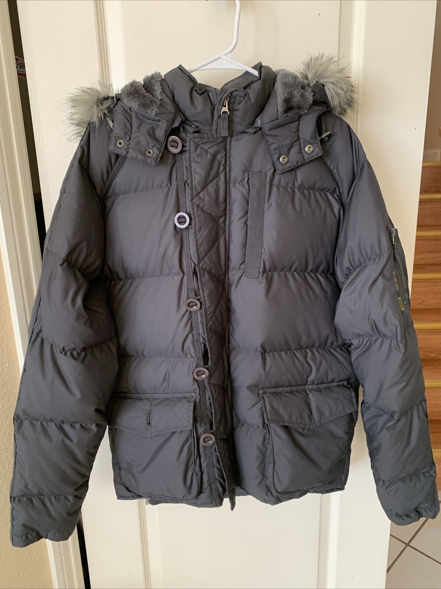 Vintage Triple Soul Essentials Mens Puffer Jacket Coat size medium - Main Image