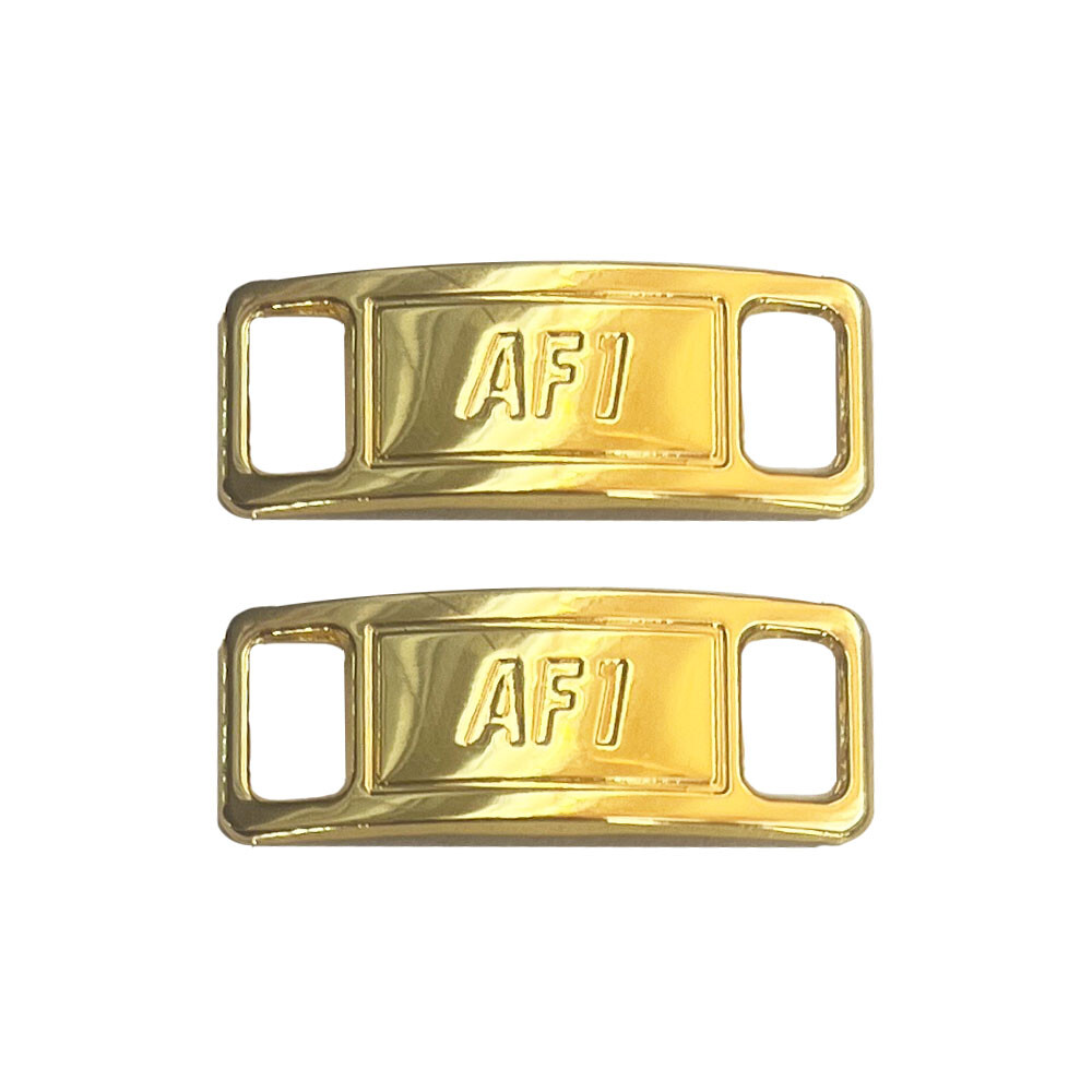 Gold Air Force One Buckle Nike Air Air Force One Gold Lace Lock