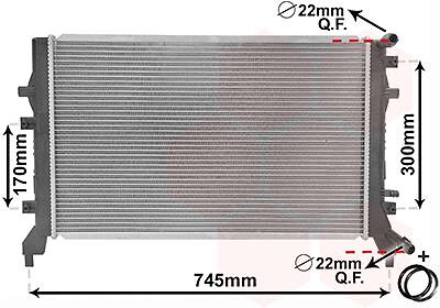 VAN WEZEL Motorkuehler 58002295 VW