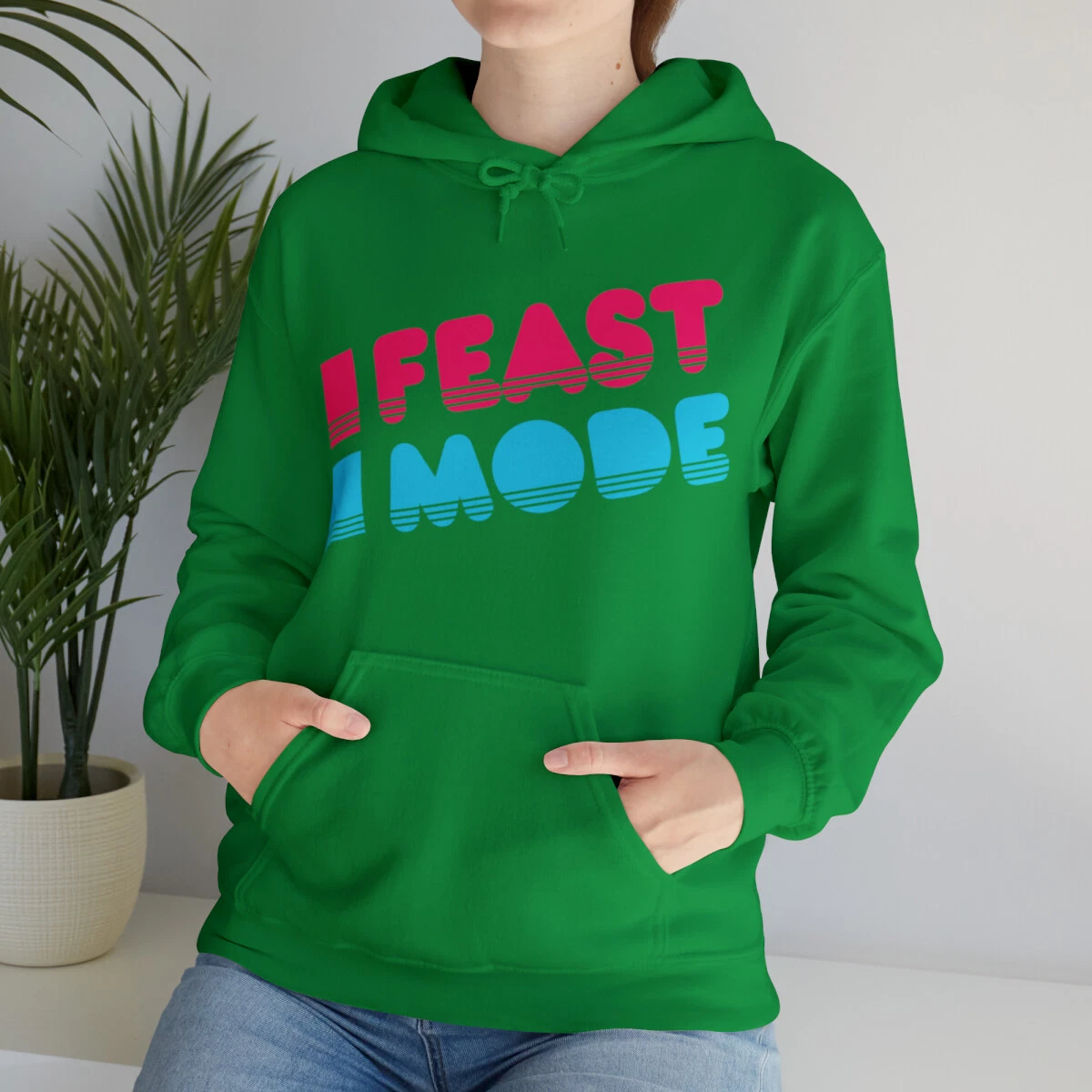 Retro Feast Mode Thanksgiving Graphic Hoodie