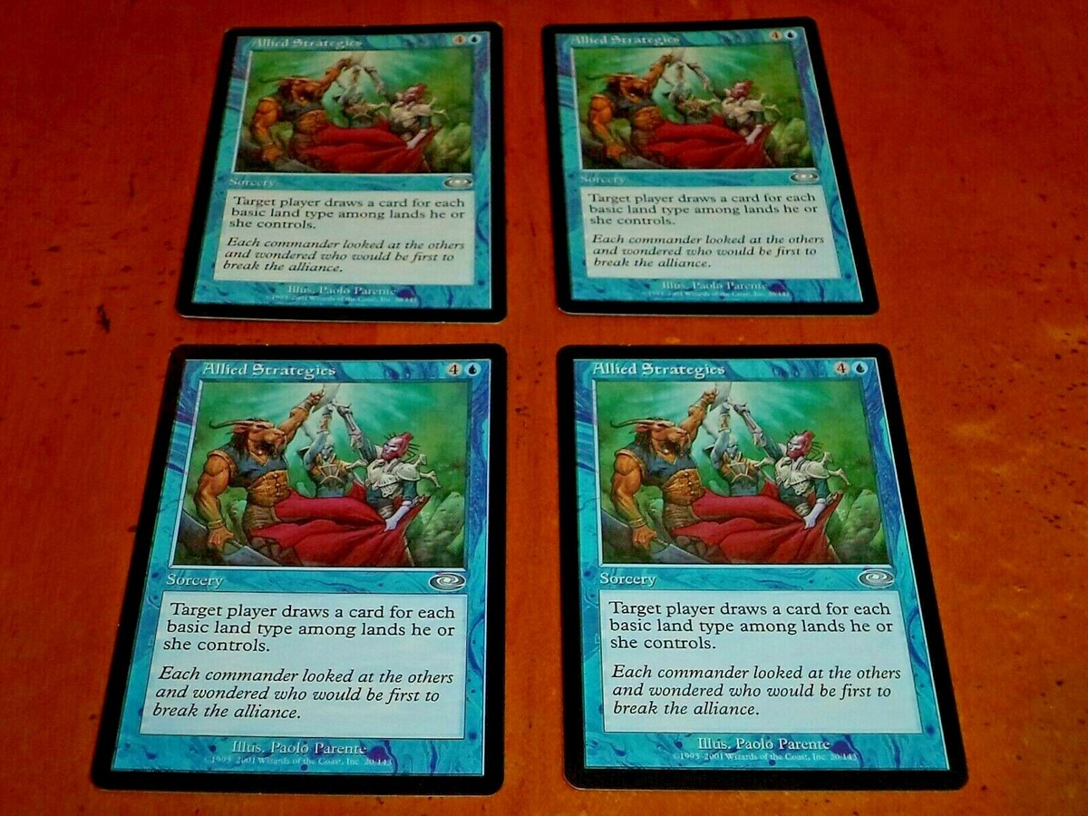 4x Playset MTG Magic the Gathering Complete Set of 4 x4 Cards Planeshift U  Pick