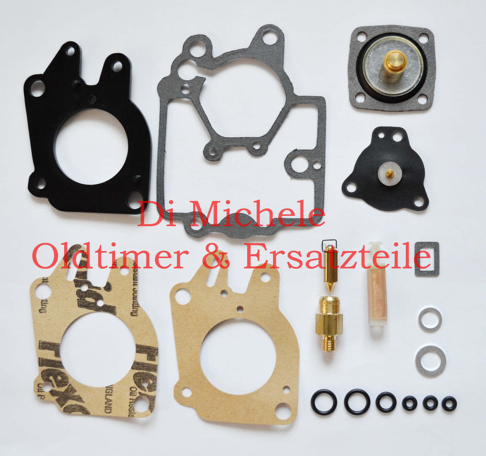 32 TLF Carburetor Repair Kit Y10, Fiat Ritmo, Tipo, Uno, Digit Fire, Gasket