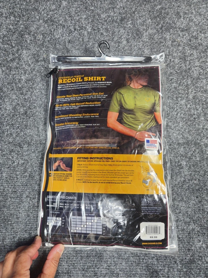 EVOSHIELD CAMO LEFT SHOULDER RECOIL SHIRT Women's Size Small  Camo - Image 2 of 4