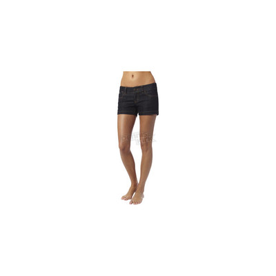 FOX RACING WOMENS GIRL'S TRINITY INDIGO RINSE DENIM SHORTS NEW