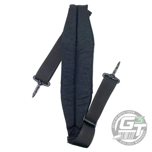 NEW Revolution Contour Premium Padded Disc Golf Bag Shoulder Strap - BLACK