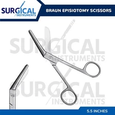 Braun Episiotomy Scissors 5.5" Surgical, GYNE, & VET Instruments German Grade