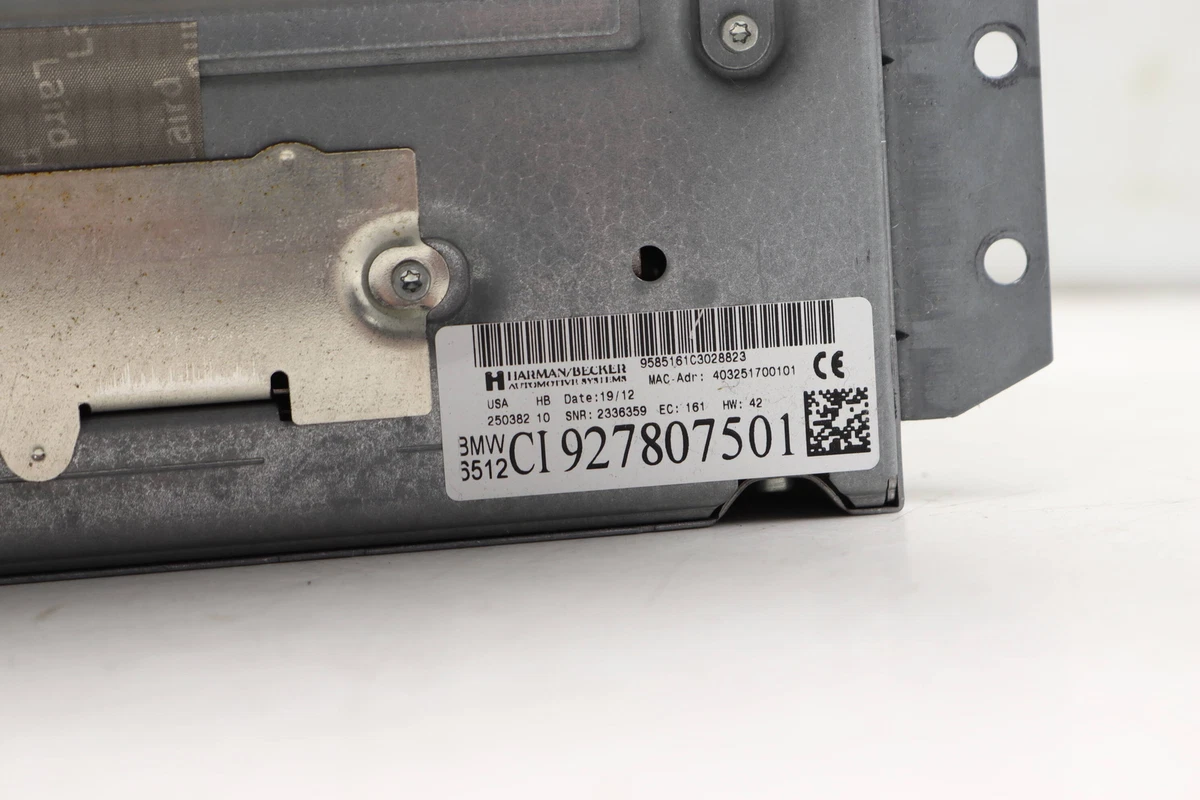 2009-2013 BMW X5 - Radio / Stereo Infotainment UNIT 9278075 | eBay 