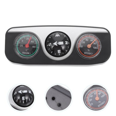 Hygrometer Compass Type-R Thermometer Car Interior Lightweight