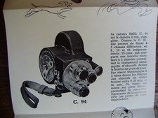 1960 BOLEX C8SL œil informatique 8 mm appareil photo de cinéma objectif
