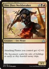 4 x Dire Fleet Neckbreaker (156/196) - Rivals of Ixalan - Uncommon