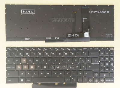 NEW For MSI Katana 15 B12VFK B12VEK keyboard RGB backlit Spanish Teclado