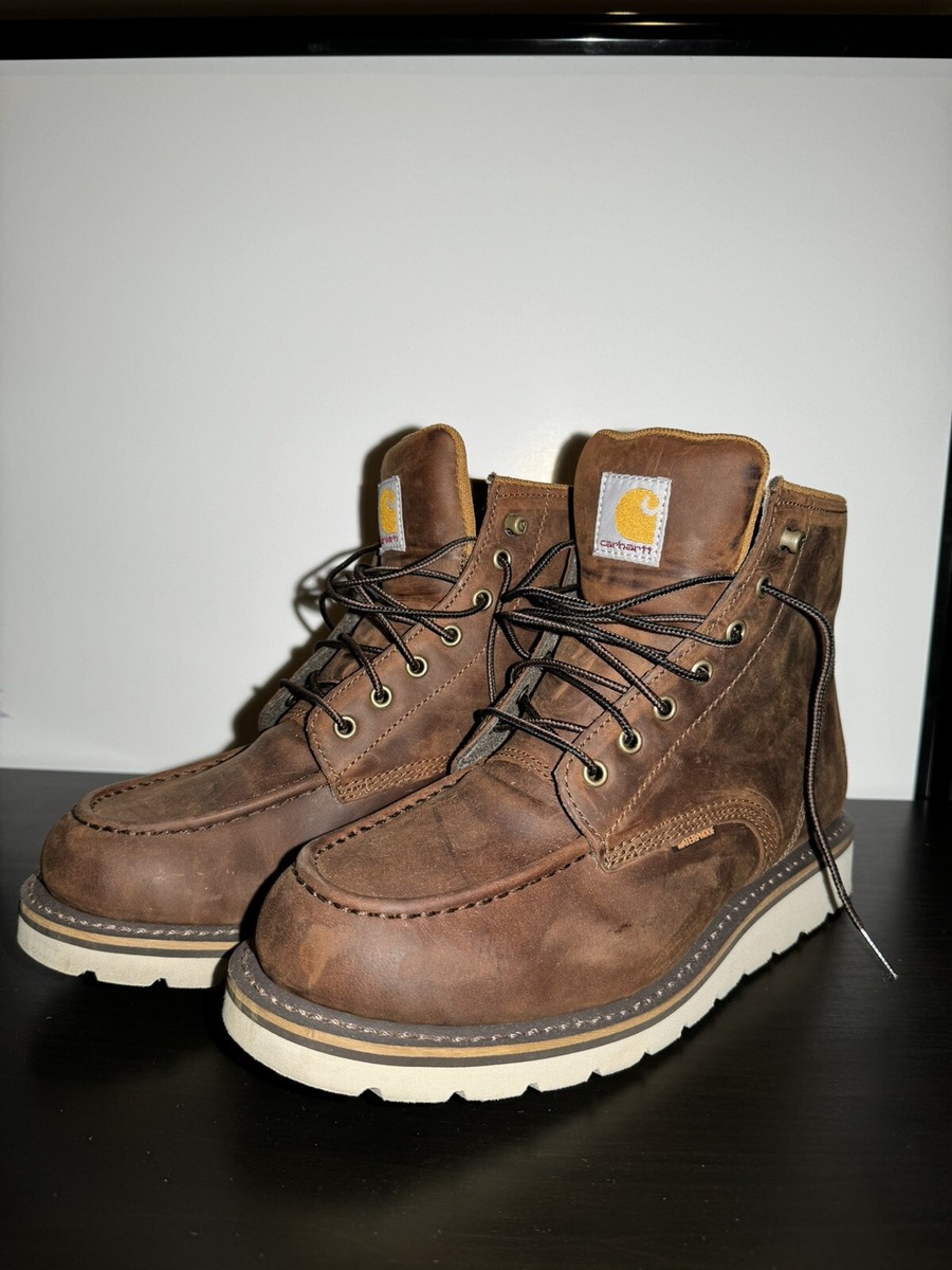 Carhartt Boots Mens 6 Inch Waterproof Wedge Soft Toe Work