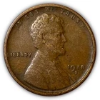 1918-S Lincoln Wheat Cent Extremely Fine XF Coin #6061