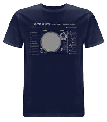DMC Technics Halftone Deck t-shirt # grey/black NEW s/m/l/xl/xxl
