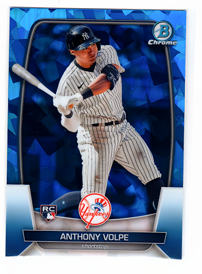 【SAPPHIRE】 ANTHONY VOLPE BOWMAN TOPPS 2023 Bowman Chrome Sapphire #11 Anthony Volpe RC Rookie | eBay