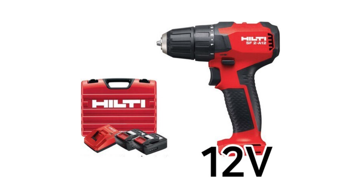 Hilti SF2-A12 BL Keyless 10mm 1600Rpm 34Nm 177x160x68mm