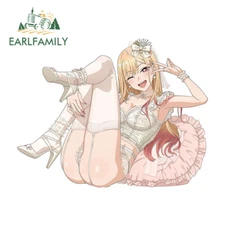 EARLFAMILY 5.1" Kitagawa Marin Anime Car Sticker My Dress Up Darling Sexy Decals
