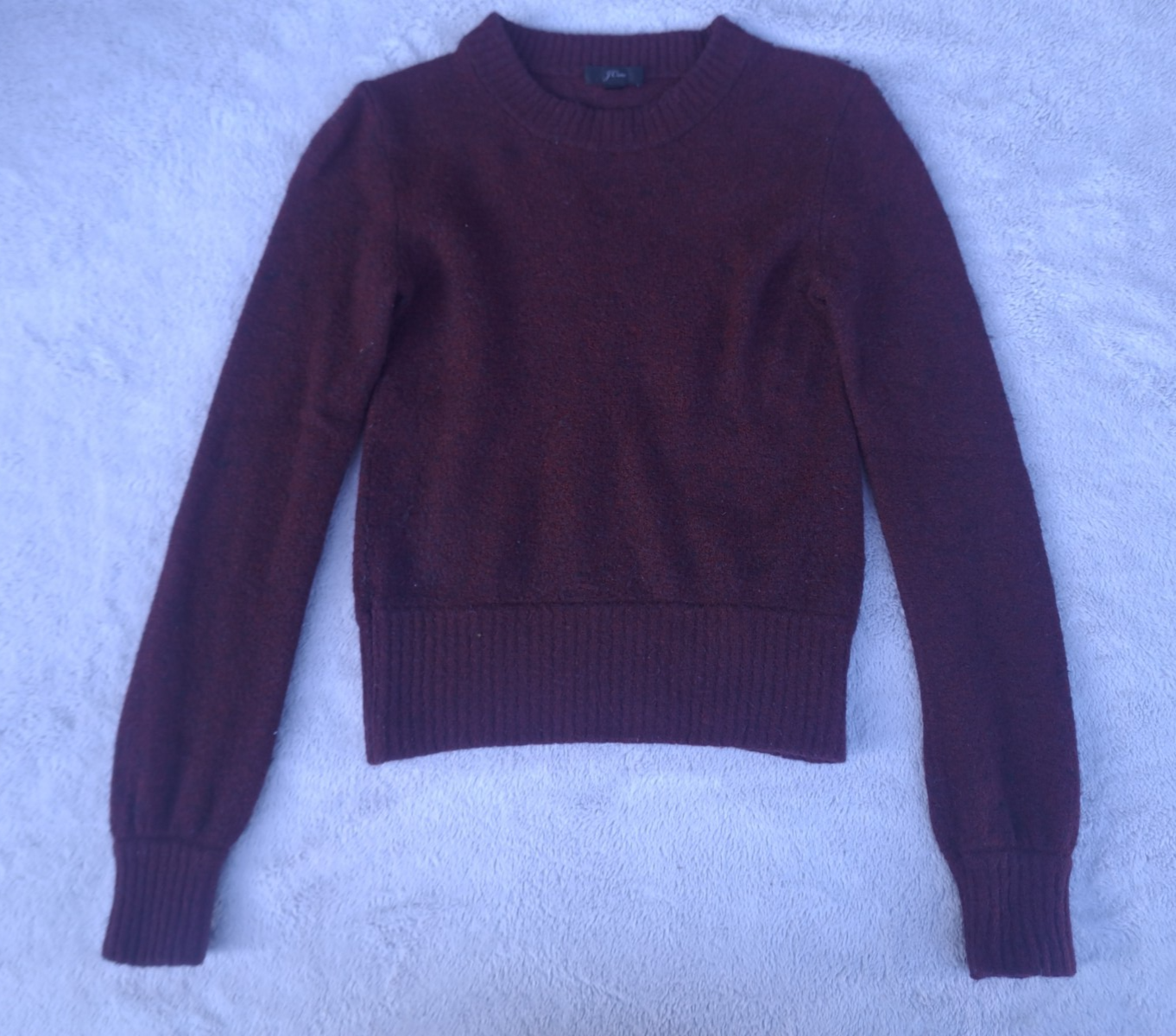 J. Crew Sweater Womens XXS Crewneck Long Sleeve Red Supersoft Yarn Preppy M1209