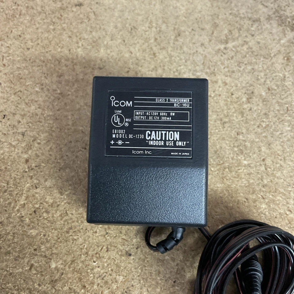 Icom BC-16U AC Adapter Power Supply ID89 - Image 3 of 3