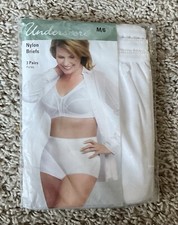 Underscore VTG Womens Sz 6 37-38 MediumNylon Briefs Sealed Optic White Panties