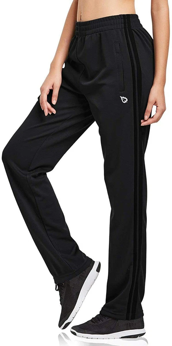 BALEAF Women's Track Pants Athletic Sports Sweat Pants Open Leg Jogger  Sweatpant