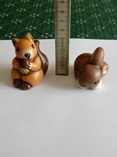Lotto 2x Thun Animali Scoiattolo e Coniglio Coniglietto Fuori Produzione Vintage