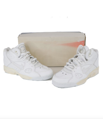 NOS Vtg 90s Nike Air Transition Force 3/4 Shoes Sneakers White Womens 9.5 AS IS