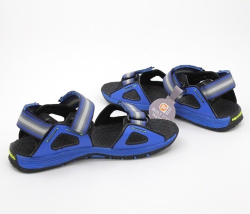 Merrell M-Hydro Blaze Niños Sandalias Zapatos Azul Juvenil Niño Grande Talla 2 NUEVO - Imagen 5 de 8