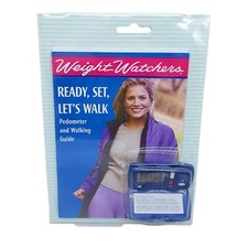 Weight Watchers Ready Set Walk Pedometer and Walking Guide 2001 New Unopened