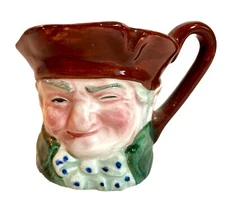 VTG Toby Jug Face Mug Pitcher Old Charley Hand painted Japan  4”