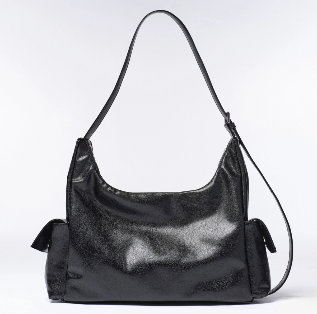 SAMO ONDOH pocket mug bag L goat black / Shoulder Bag SAMO ONDOH pocket mug bag L goat black / Shoulder Bag
