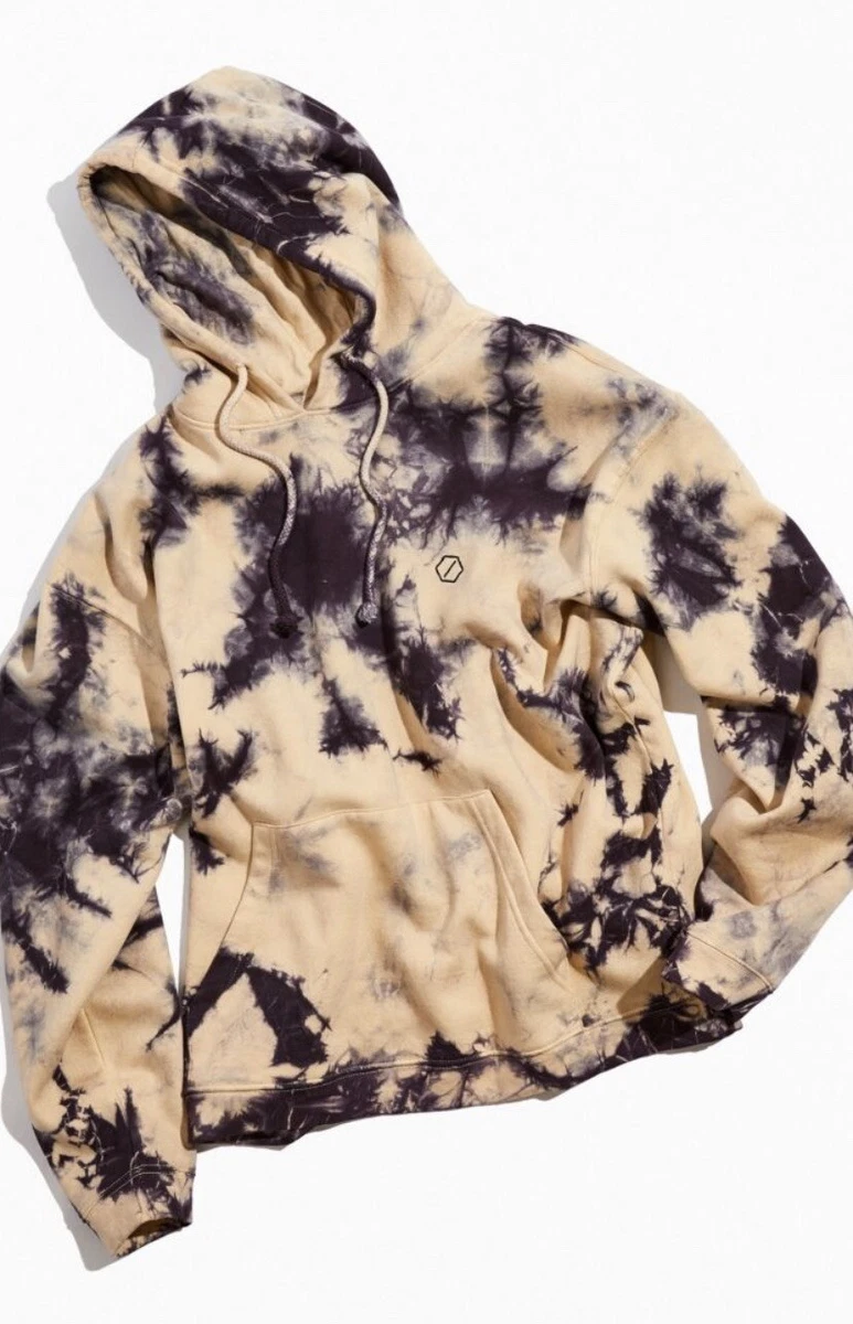 NEW Urban Outfitters Tie Dye Hoodie Taupe Unisex Size Small