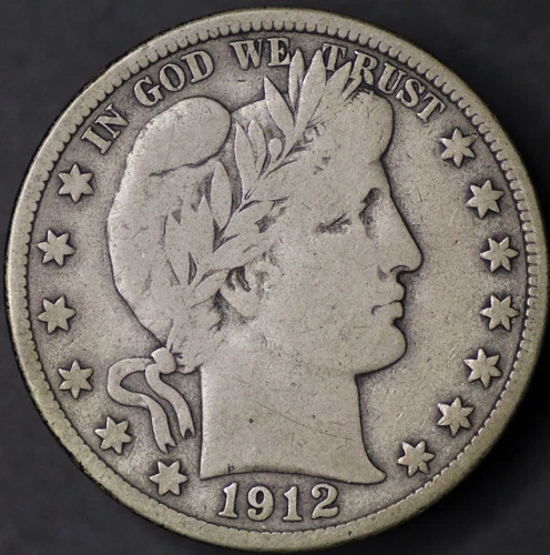 1912 D Barber 50¢  VG-F