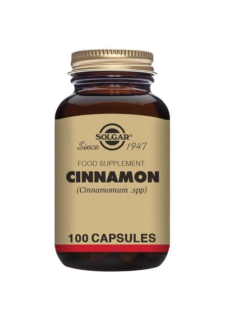 Solgar Cinnamon 100 Vegetable Capsules