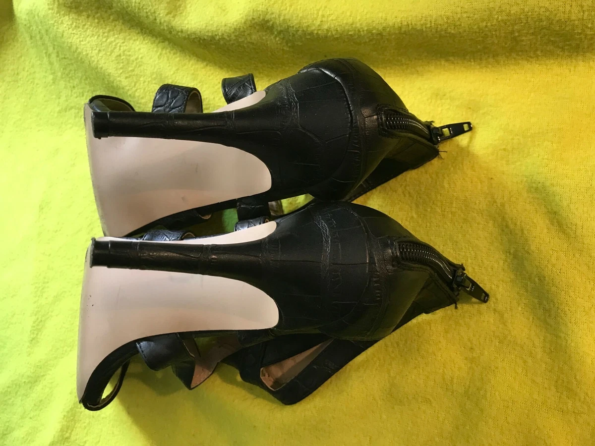 Ladies Black Gladiator Style Sandals Size 6 39 Peacocks