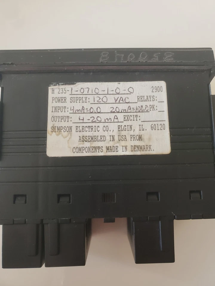 Simpson S-5100514 Digital Temperature Controller - Image 2 of 4